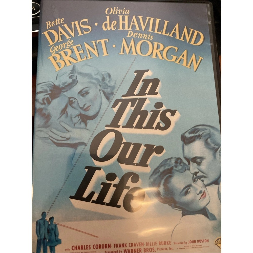In This Our Life DVD AUG55B Bette Davis/Olivia de Havilland NASTY Role for Bette